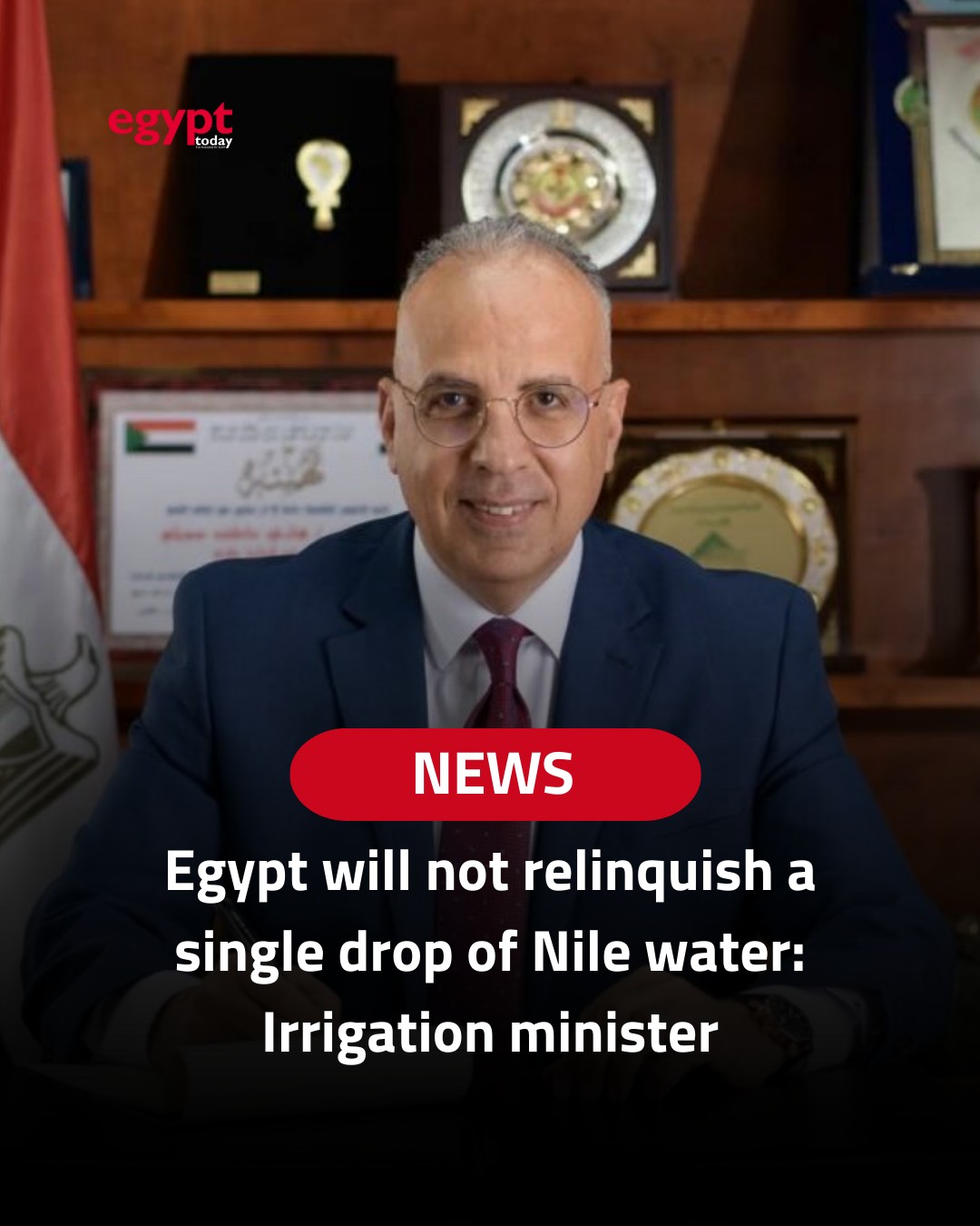 Irrigation minister affirms Egypt water rights