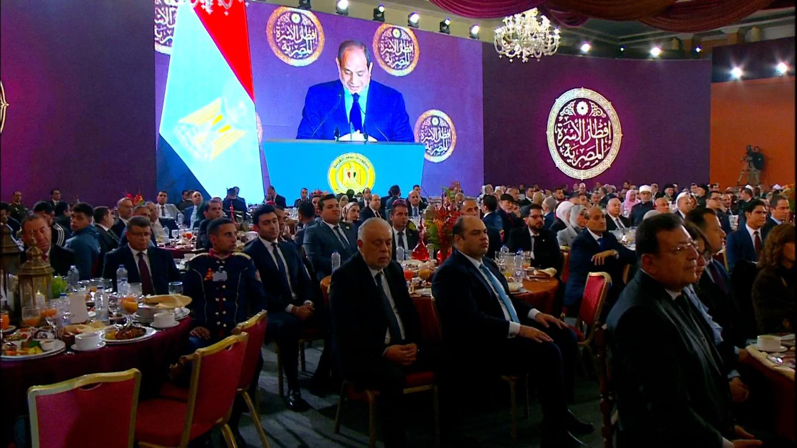El Sisi addresses attendance at Egyptian family iftar 2026 El Sisi addresses attendance at Egyptian family iftar 2026