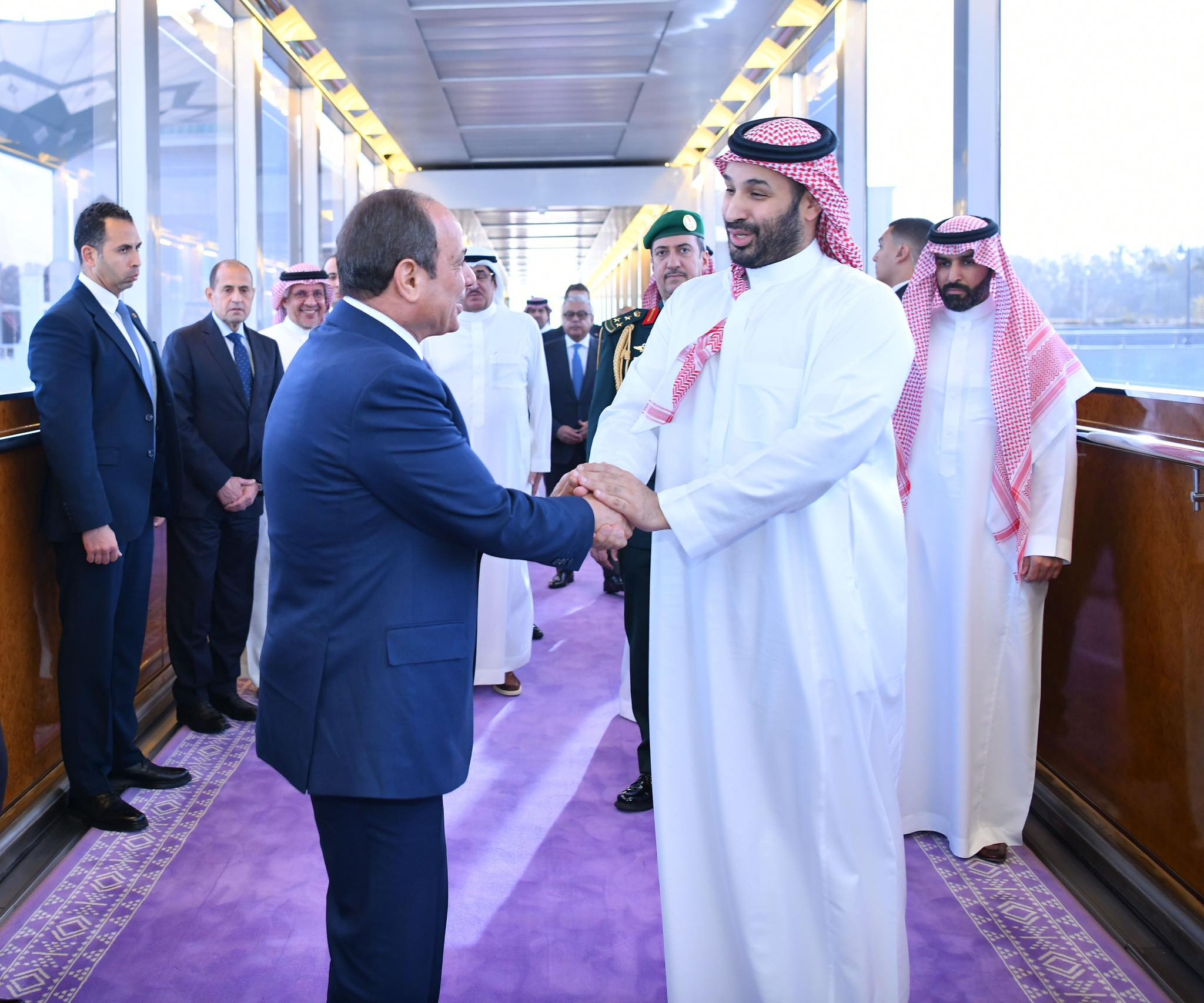Sisi and bin Salman meet in Jeddah 4 Sisi and bin Salman meet in Jeddah 4