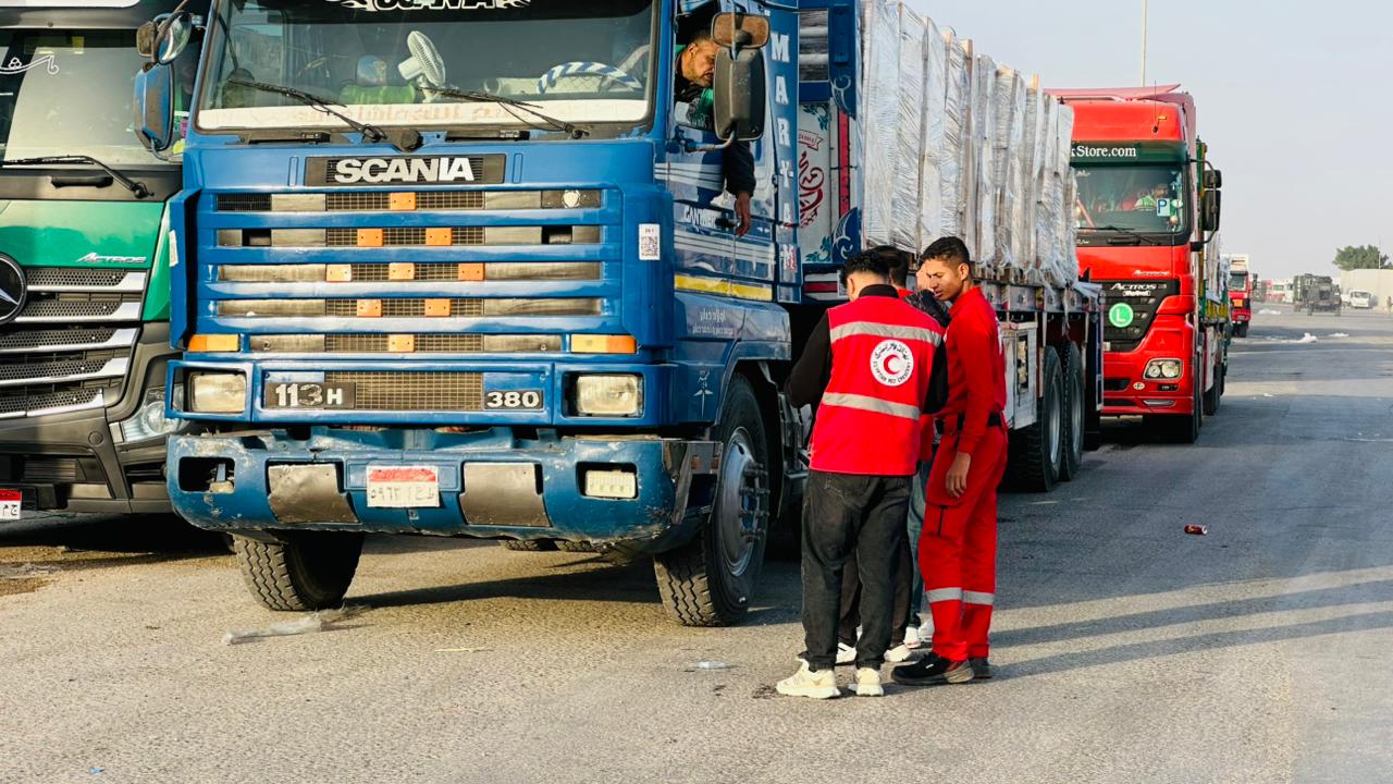 ERC receives 36th group of Palestinian patients from Gaza and sends 5,590 tons of aid 2 ERC receives 36th group of Palestinian patients from Gaza and sends 5,590 tons of aid 2