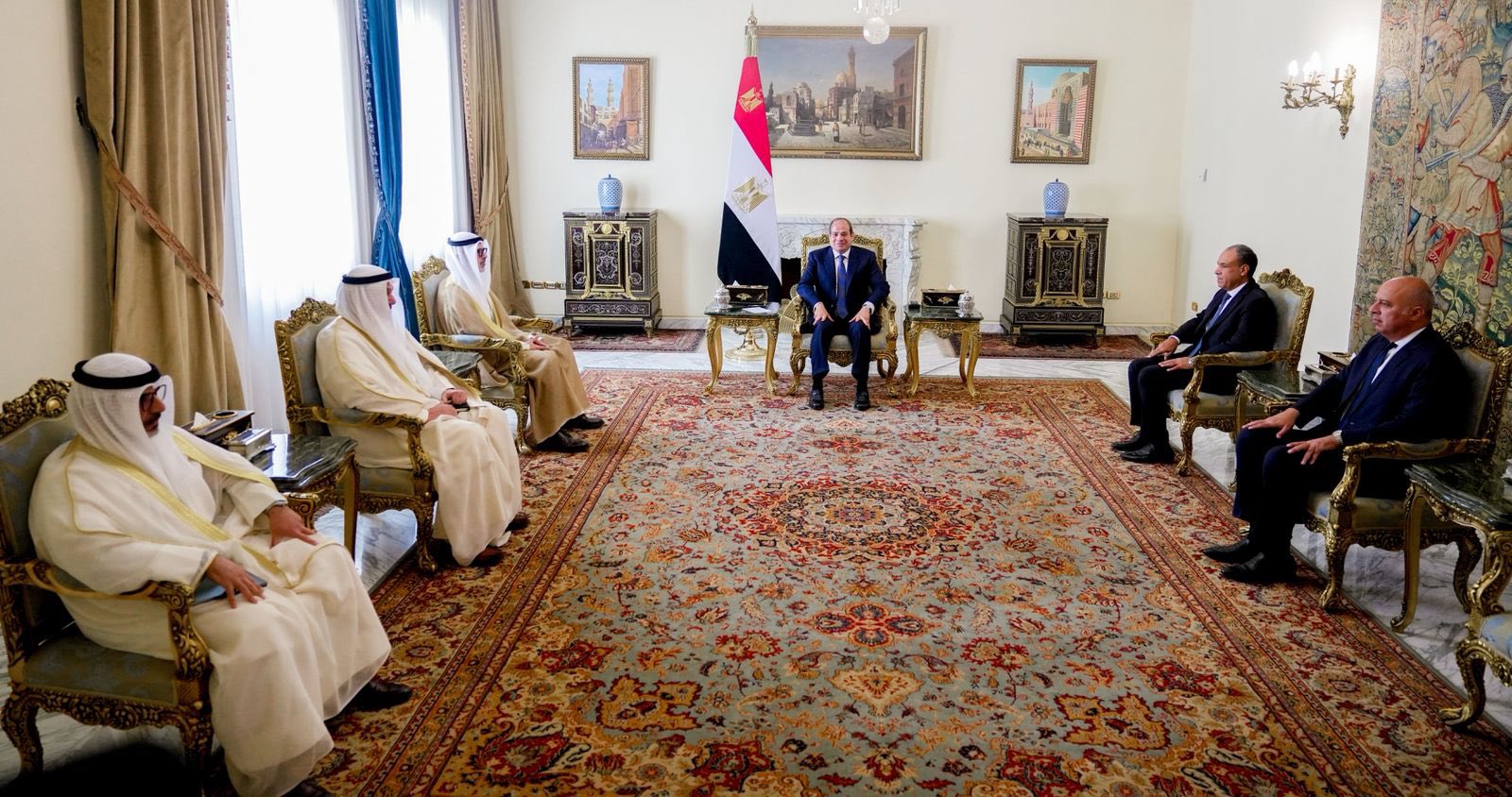 Sisi meets Kuwaiti foreign minister in Cairo Sisi meets Kuwaiti foreign minister in Cairo