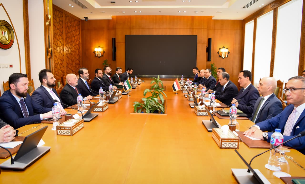 Egypt and Syria holds extensive talks in Cairo Egypt and Syria holds extensive talks in Cairo