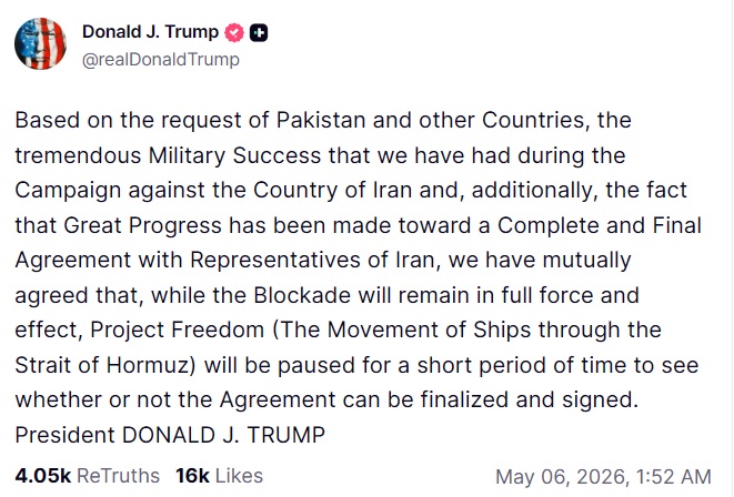 Trump truth post Trump truth post