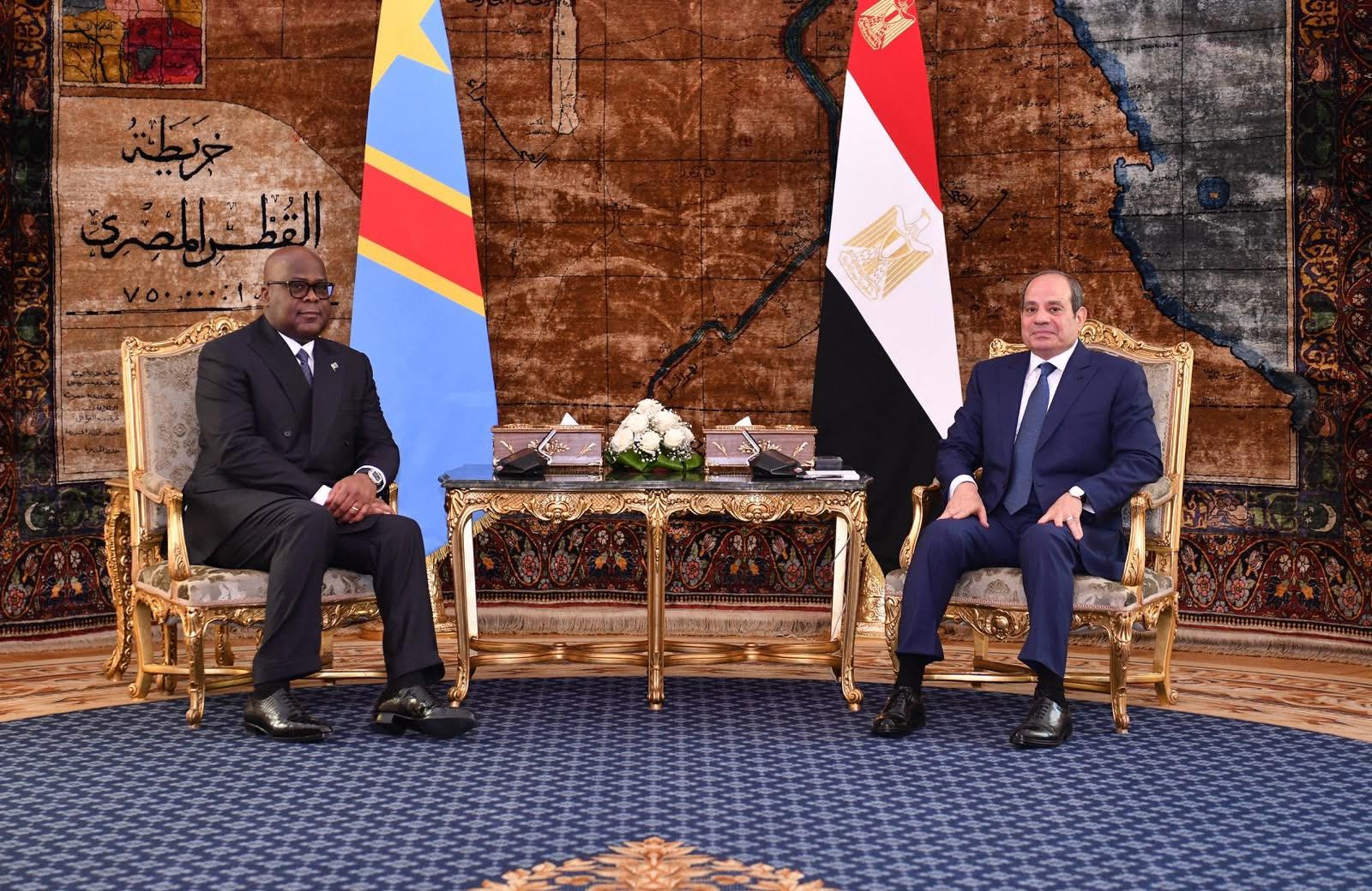 Egyptian and Congolese presidents hold talks in Cairo Egyptian and Congolese presidents hold talks in Cairo