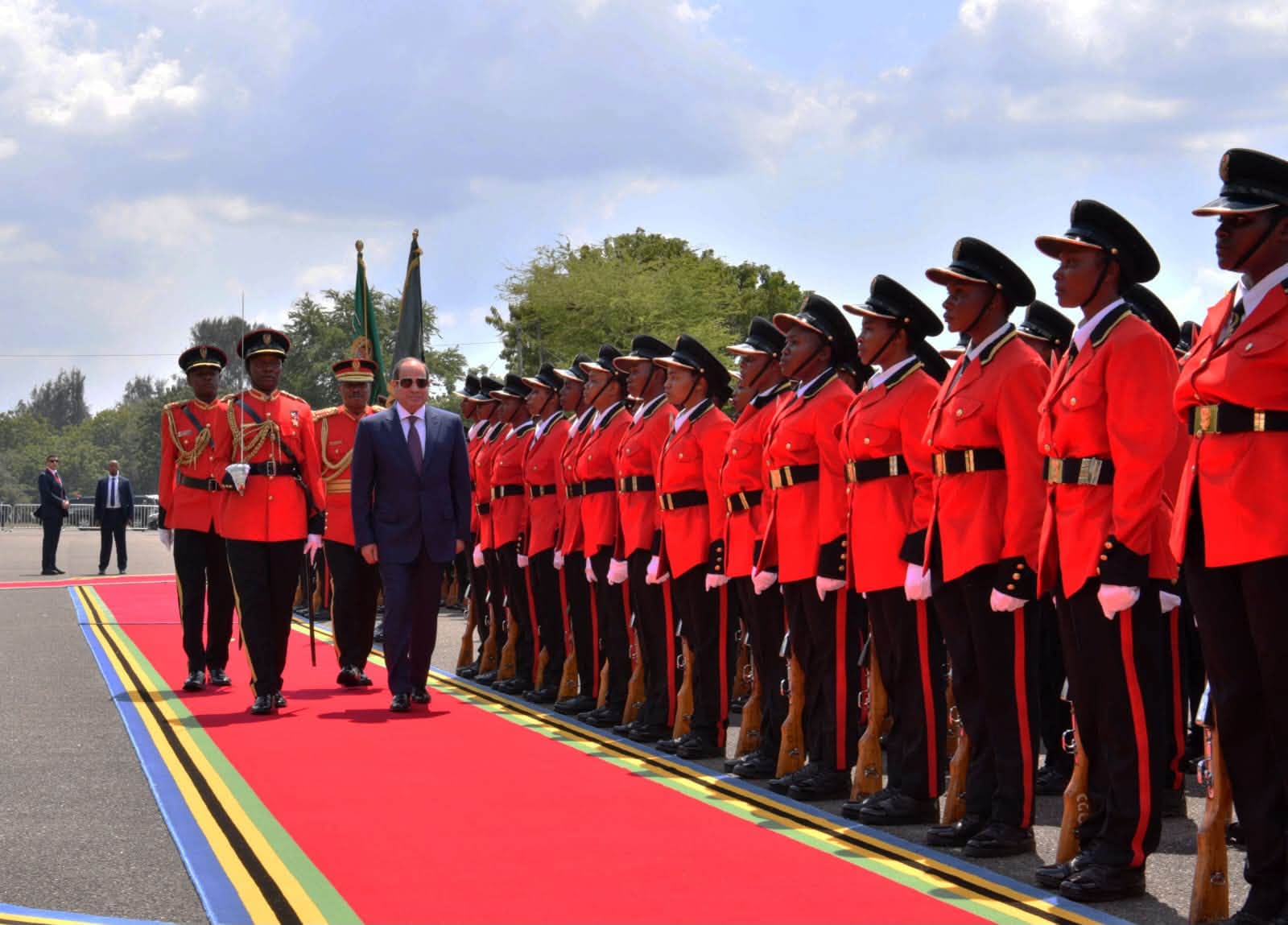 Sisi arrives in Dar es Salaam Sisi arrives in Dar es Salaam