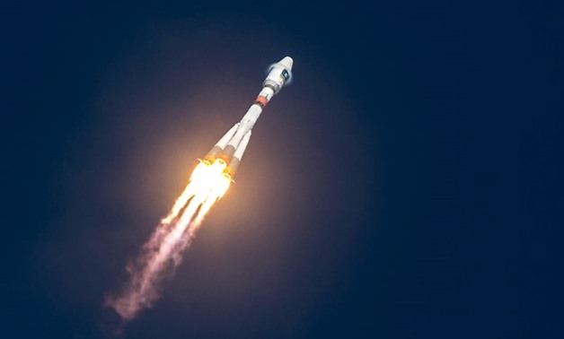 A Soyuz rocket blasting off from the European Space Center, pictured in December 2015, launching one of the four satellites of the Galileo satnav system (AFP Photo/jody amiet)