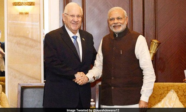 PM Narendra Modi meets Israeli President Reuven Rivlin in Tel Aviv. (File)
