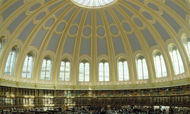 Reading room in the British Museum. Photo via British Museum website.