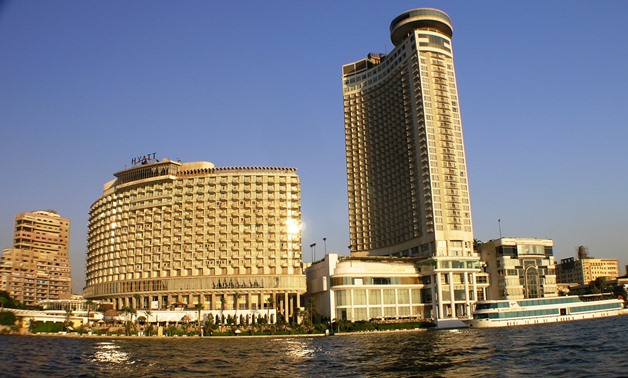 Hotels in Cairo via Creative Commons Wikimedia