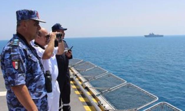 Egyptian and French naval forces in a major mutual exercise "Cleopatra 2017" - File Photo