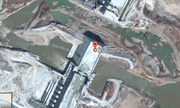 Grand Ethiopian Renaissance Dam Project- Screenshot from Google Maps