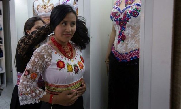 The fashion-conscious in Ecuador are returning to their roots by embracing indigenous fashion: Puruha-style hand-embroidered blouses are popular at this store in Riobamba