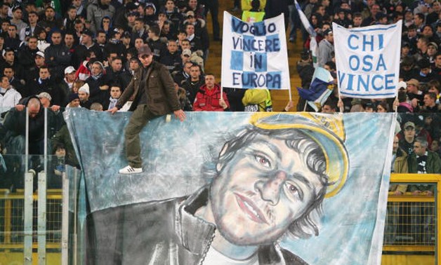 Fans with Gabriele Sandri Banner – Courtesy of giornalettismo.com