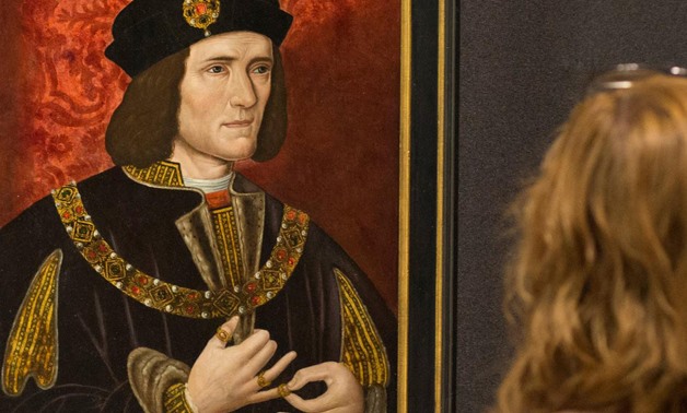 FILE PHOTO: A painting of King Richard III by an unknown artist from the 16th Century is seen at the National Portrait Gallery in London August 24, 2012.
Neil Hall