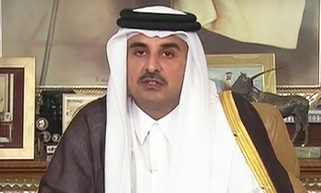 Tamim Bin Hamad during his Friday speech 