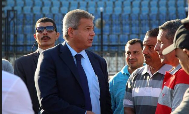 Abdel Aziz visited Alexandria stadium before its opening – Egypt Today