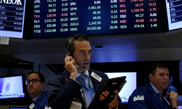 Traders work on the floor of the New York Stock Exchange (NYSE) in New York, U.S., July 19, 2017.
Brendan McDermid
