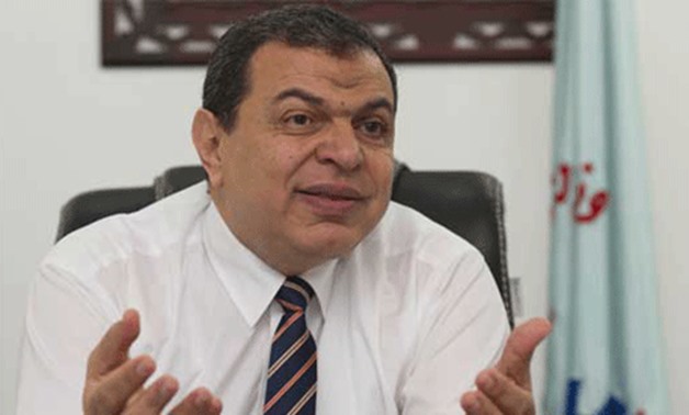 Minister of Manpower Mohamed Saafan - press photo