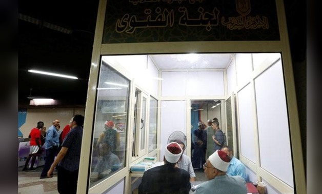 Fatwa Booth at Cairo Metro Station - REUTERS