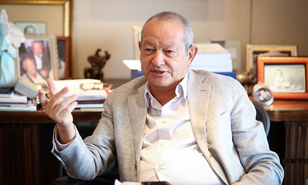 FILE - Egyptian billionaire businessman Naguib Sawiris