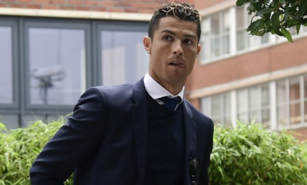 Real Madrid's Portuguese forward Cristiano Ronaldo arrives at the team's hotel in Cardiff, south Wales - AFP