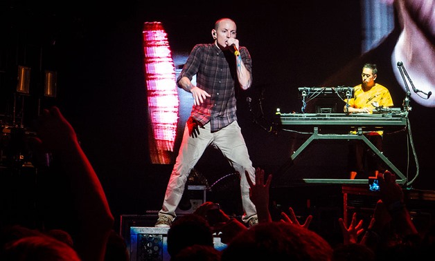 Chester Bennington performing. Courtesy of Wikimedia Commons