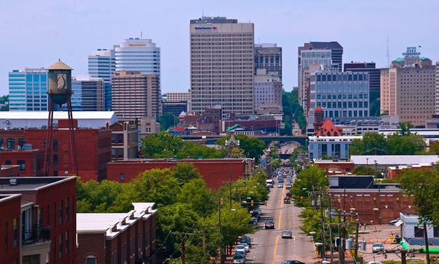 Downtown Richmond via Wikimedia