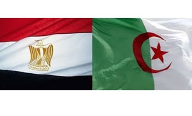  Egypt and Algeria Flags - Photo credit the state information service website