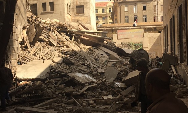 A building collapse in Mansoura - File photo