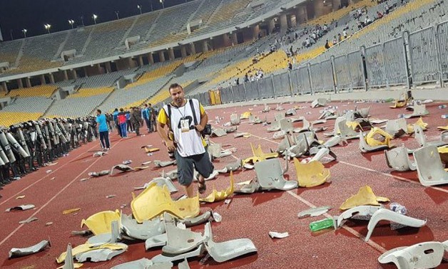 Borg Al Arab stadium after Zamalek and Ahli Tripoli match – File photo