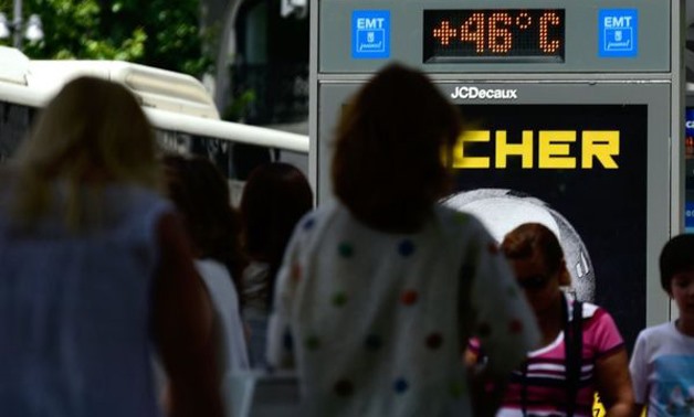 Heat waves will cause most weather-related deaths if measures are not taken, the study says - AFP