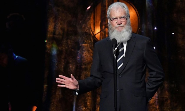 David Letterman, pictured in April 2017, will come out of retirement to host a new series for Netflix-GETTY/AFP/File / Mike Coppola