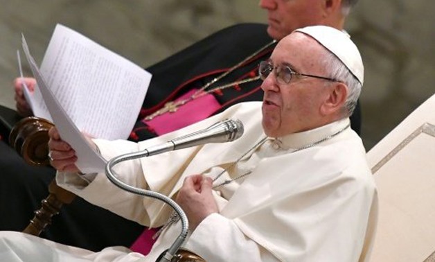 © AFP | Pope Francis reacted to the latest wave of killings in Nigeria and Central African Republic