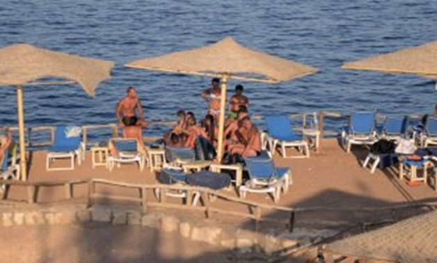 File - Tourists in Sharm al sheikh 