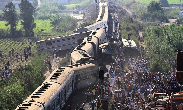 Alexandria train collision - Press photo