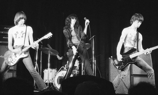 The Ramones Performing in 1977 courtesy of Wikimedia
