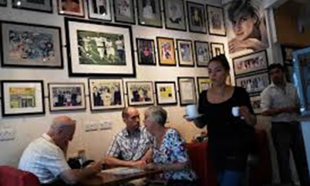 Customers sit inside the Cafe Diana in London, Britain, August 15, 2017. Picture taken August 15, 2017.
Hannah McKay