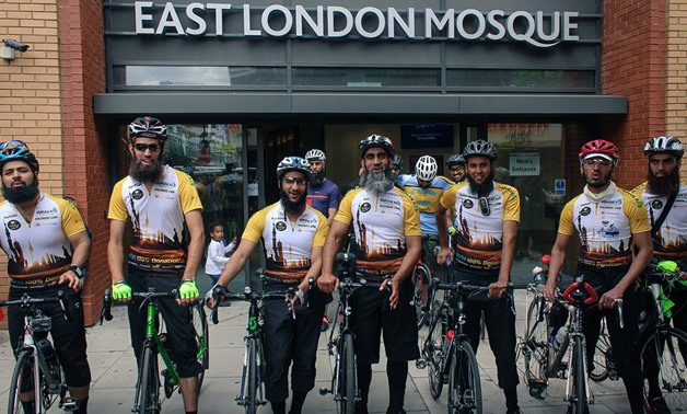 The group of cyclists- hajjridefacebook page