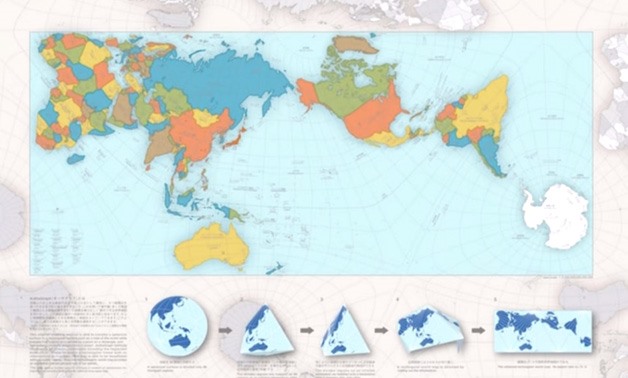 Authagraph World Map via SmartFacts Youtube video 