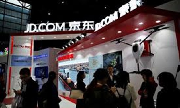 FILE PHOTO: A sign of China's e-commerce company JD.com is seen during the third annual World Internet Conference in Wuzhen town of Jiaxing, Zhejiang province, China November 16, 2016.
Aly Song/File Photo/