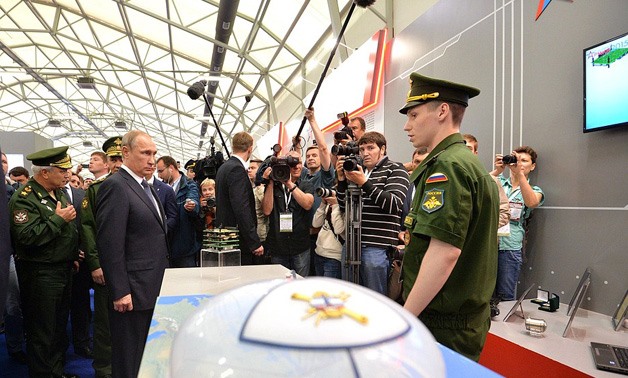 Visiting the International Military-Technical Forum ARMY- Courtesy of President of Russia Newspaper