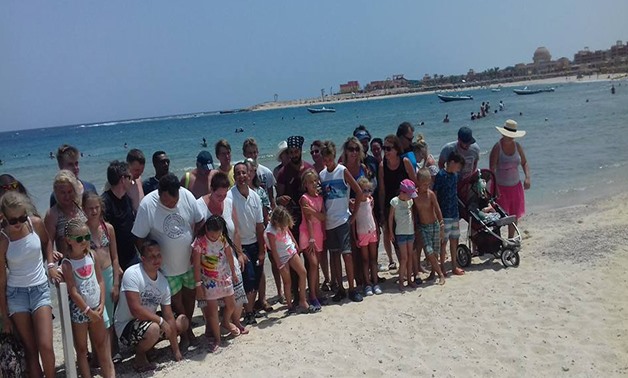 Tourists in Hurghada in August - File Photo