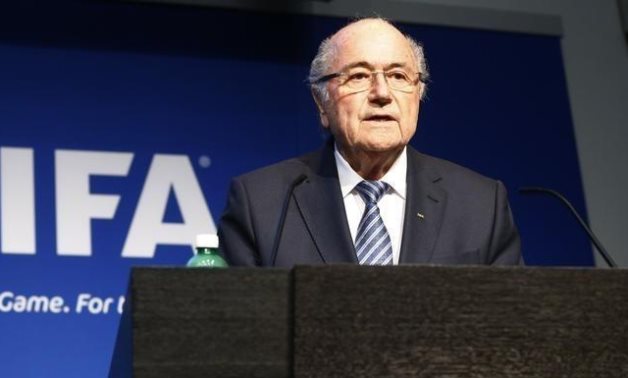  Sepp Blatter addresses a news conference at the FIFA headquarters in Zurich, Reuters