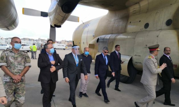 The third Egyptian plane carrying medical assistance arrived in Lebanon on Monday as part of an airlift urgently launched by Egypt to support Lebanon in the wake of Tuesday's Beirut Port massive blast.