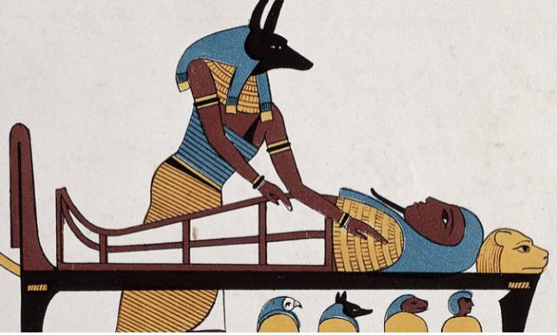 Ancient Egyptian Dog-headed Deity Anubis – photo via allthatsinteresting 