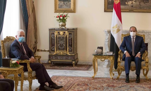 Sisi receives Josep Borrell, the European Union’s high representative for foreign affairs - Press photo