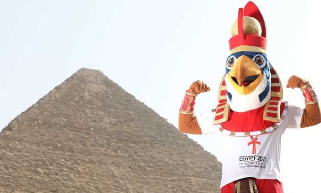 Horus, official mascot of 27th Handball World Cup Egypt 2021 - ET