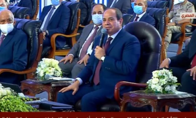 President Abdel Fattah el-Sisi inaugurates the Egyptian-Japanese University in Alexandria Sept. 16, 2020 - Youtube still