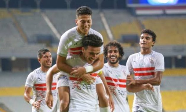 File- Zamalek players celebrations 