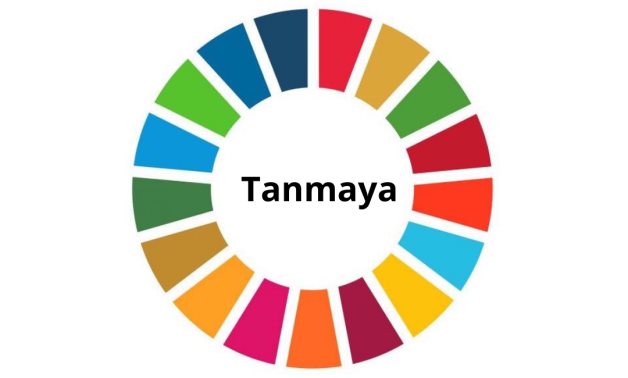 'Tanmaya' with the SDGs logo- Egypt Today
